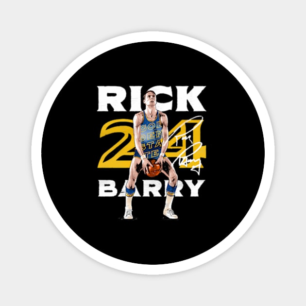 Rick Barry en State Free Throw Magnet by caravalo